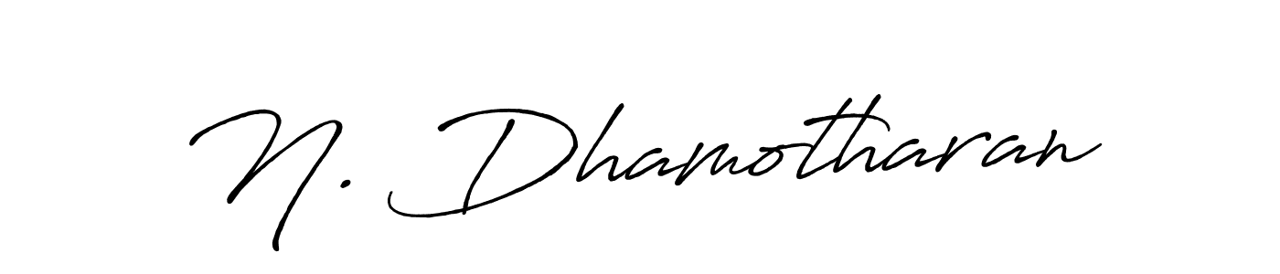 Also we have N. Dhamotharan name is the best signature style. Create professional handwritten signature collection using Antro_Vectra_Bolder autograph style. N. Dhamotharan signature style 7 images and pictures png