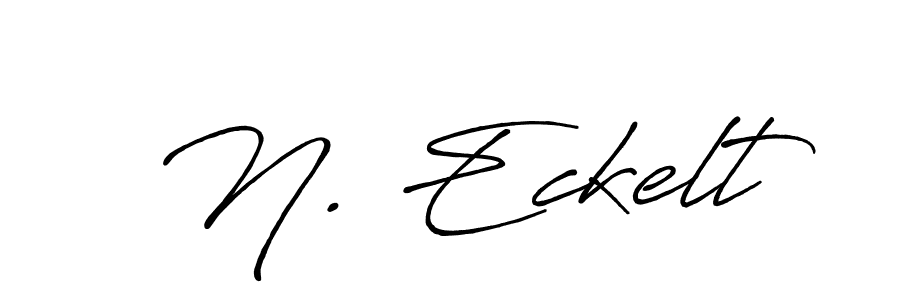 Also You can easily find your signature by using the search form. We will create N. Eckelt name handwritten signature images for you free of cost using Antro_Vectra_Bolder sign style. N. Eckelt signature style 7 images and pictures png
