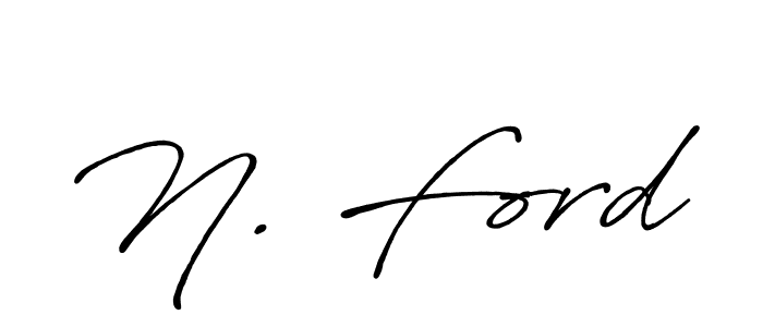 Design your own signature with our free online signature maker. With this signature software, you can create a handwritten (Antro_Vectra_Bolder) signature for name N. Ford. N. Ford signature style 7 images and pictures png