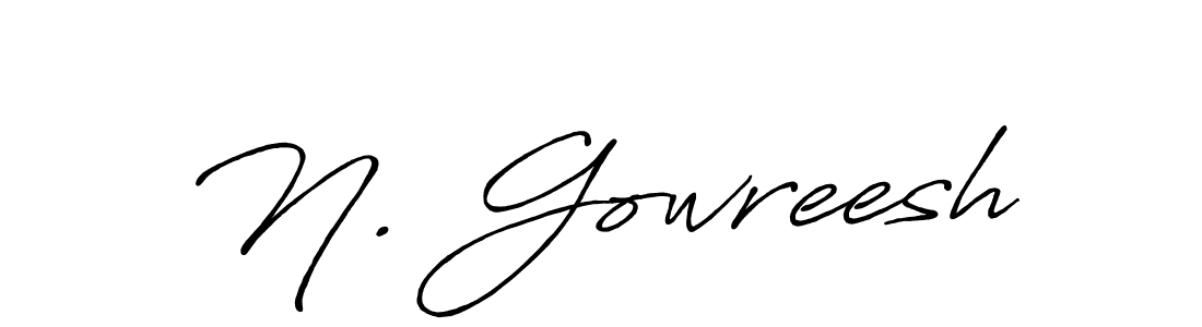 How to Draw N. Gowreesh signature style? Antro_Vectra_Bolder is a latest design signature styles for name N. Gowreesh. N. Gowreesh signature style 7 images and pictures png