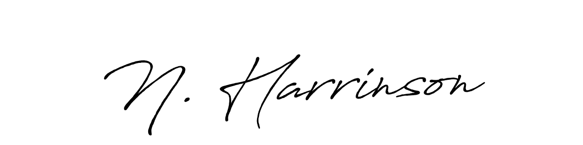 Best and Professional Signature Style for N. Harrinson. Antro_Vectra_Bolder Best Signature Style Collection. N. Harrinson signature style 7 images and pictures png