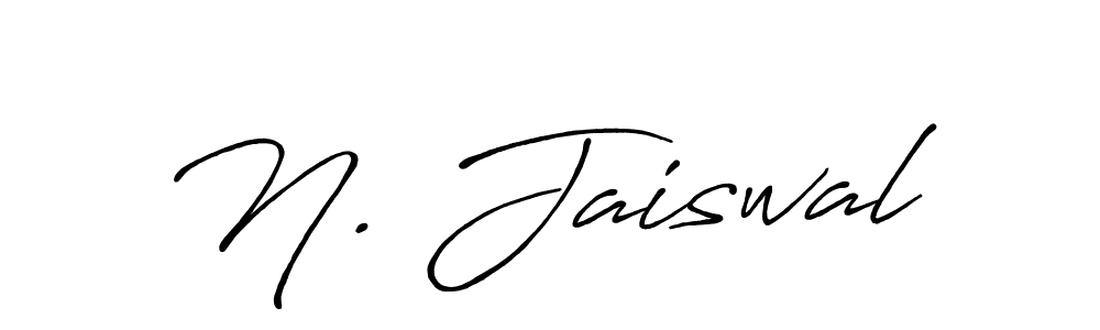 Similarly Antro_Vectra_Bolder is the best handwritten signature design. Signature creator online .You can use it as an online autograph creator for name N. Jaiswal. N. Jaiswal signature style 7 images and pictures png