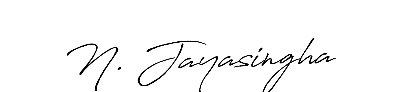 It looks lik you need a new signature style for name N. Jayasingha. Design unique handwritten (Antro_Vectra_Bolder) signature with our free signature maker in just a few clicks. N. Jayasingha signature style 7 images and pictures png