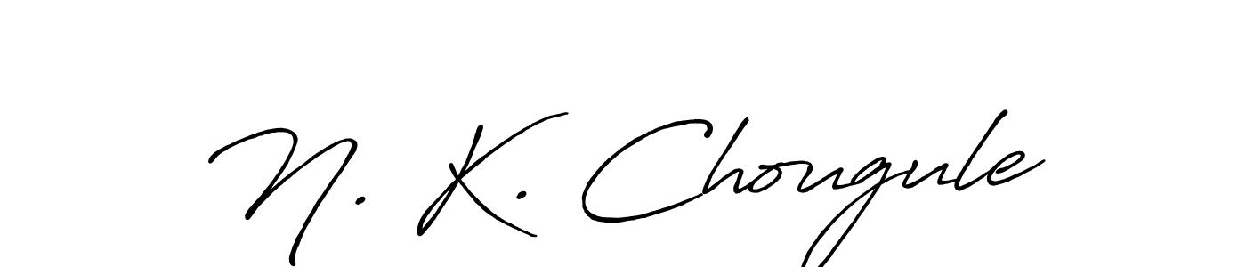 How to Draw N. K. Chougule signature style? Antro_Vectra_Bolder is a latest design signature styles for name N. K. Chougule. N. K. Chougule signature style 7 images and pictures png