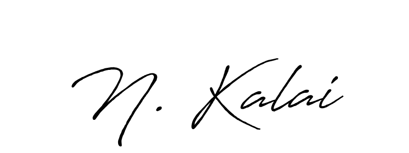 Make a beautiful signature design for name N. Kalai. Use this online signature maker to create a handwritten signature for free. N. Kalai signature style 7 images and pictures png