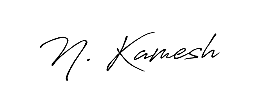 Use a signature maker to create a handwritten signature online. With this signature software, you can design (Antro_Vectra_Bolder) your own signature for name N. Kamesh. N. Kamesh signature style 7 images and pictures png