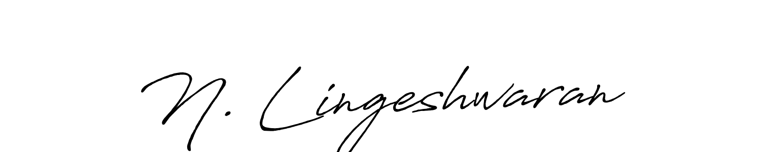 Make a short N. Lingeshwaran signature style. Manage your documents anywhere anytime using Antro_Vectra_Bolder. Create and add eSignatures, submit forms, share and send files easily. N. Lingeshwaran signature style 7 images and pictures png