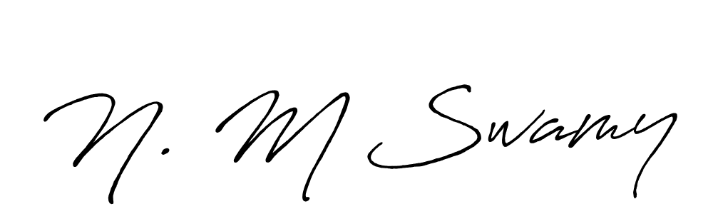How to Draw N. M Swamy signature style? Antro_Vectra_Bolder is a latest design signature styles for name N. M Swamy. N. M Swamy signature style 7 images and pictures png