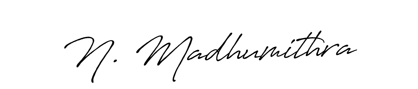 It looks lik you need a new signature style for name N. Madhumithra. Design unique handwritten (Antro_Vectra_Bolder) signature with our free signature maker in just a few clicks. N. Madhumithra signature style 7 images and pictures png