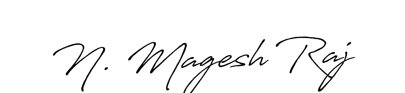 Also You can easily find your signature by using the search form. We will create N. Magesh Raj name handwritten signature images for you free of cost using Antro_Vectra_Bolder sign style. N. Magesh Raj signature style 7 images and pictures png