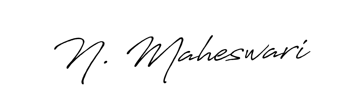 How to make N. Maheswari signature? Antro_Vectra_Bolder is a professional autograph style. Create handwritten signature for N. Maheswari name. N. Maheswari signature style 7 images and pictures png