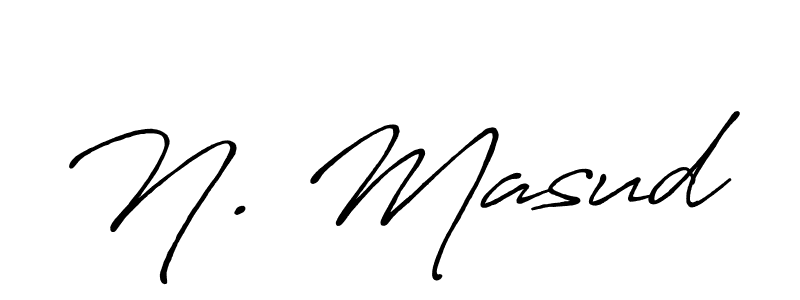 if you are searching for the best signature style for your name N. Masud. so please give up your signature search. here we have designed multiple signature styles  using Antro_Vectra_Bolder. N. Masud signature style 7 images and pictures png