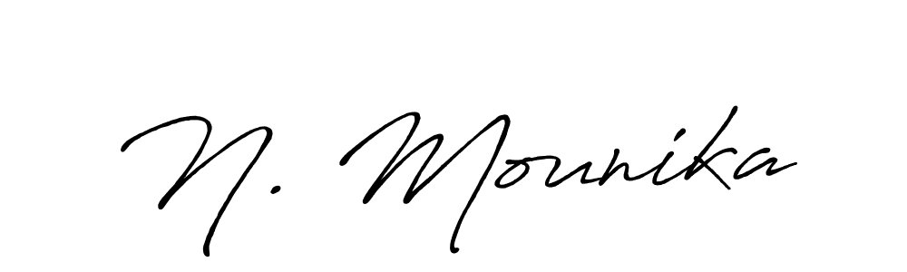 You can use this online signature creator to create a handwritten signature for the name N. Mounika. This is the best online autograph maker. N. Mounika signature style 7 images and pictures png