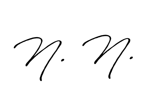 How to Draw N. N. signature style? Antro_Vectra_Bolder is a latest design signature styles for name N. N.. N. N. signature style 7 images and pictures png