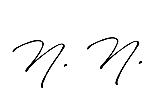 How to Draw N. N. signature style? Antro_Vectra_Bolder is a latest design signature styles for name N. N.. N. N. signature style 7 images and pictures png