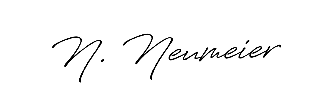 if you are searching for the best signature style for your name N. Neumeier. so please give up your signature search. here we have designed multiple signature styles  using Antro_Vectra_Bolder. N. Neumeier signature style 7 images and pictures png