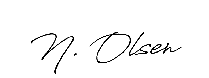 How to Draw N. Olsen signature style? Antro_Vectra_Bolder is a latest design signature styles for name N. Olsen. N. Olsen signature style 7 images and pictures png