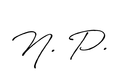 This is the best signature style for the N. P. name. Also you like these signature font (Antro_Vectra_Bolder). Mix name signature. N. P. signature style 7 images and pictures png