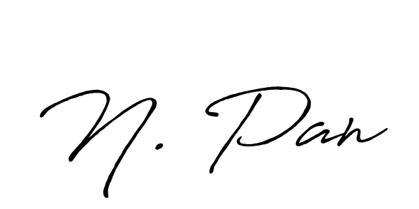Antro_Vectra_Bolder is a professional signature style that is perfect for those who want to add a touch of class to their signature. It is also a great choice for those who want to make their signature more unique. Get N. Pan name to fancy signature for free. N. Pan signature style 7 images and pictures png