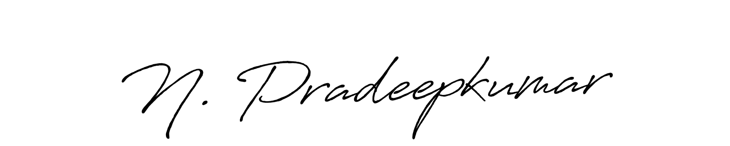 Make a short N. Pradeepkumar signature style. Manage your documents anywhere anytime using Antro_Vectra_Bolder. Create and add eSignatures, submit forms, share and send files easily. N. Pradeepkumar signature style 7 images and pictures png