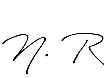 Use a signature maker to create a handwritten signature online. With this signature software, you can design (Antro_Vectra_Bolder) your own signature for name N. R. N. R signature style 7 images and pictures png