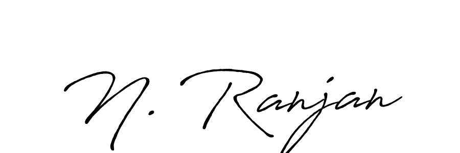 Design your own signature with our free online signature maker. With this signature software, you can create a handwritten (Antro_Vectra_Bolder) signature for name N. Ranjan. N. Ranjan signature style 7 images and pictures png