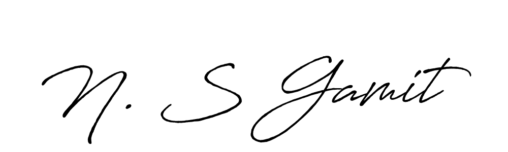 Once you've used our free online signature maker to create your best signature Antro_Vectra_Bolder style, it's time to enjoy all of the benefits that N. S Gamit name signing documents. N. S Gamit signature style 7 images and pictures png