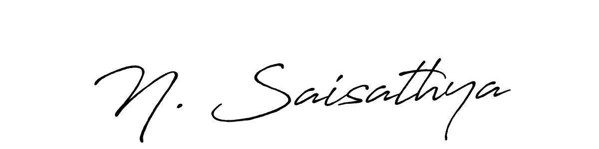 Once you've used our free online signature maker to create your best signature Antro_Vectra_Bolder style, it's time to enjoy all of the benefits that N. Saisathya name signing documents. N. Saisathya signature style 7 images and pictures png