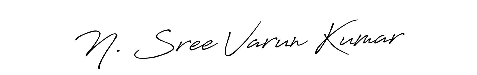 Use a signature maker to create a handwritten signature online. With this signature software, you can design (Antro_Vectra_Bolder) your own signature for name N. Sree Varun Kumar. N. Sree Varun Kumar signature style 7 images and pictures png