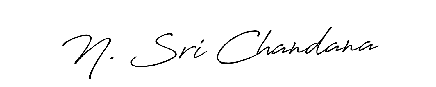 Make a short N. Sri Chandana signature style. Manage your documents anywhere anytime using Antro_Vectra_Bolder. Create and add eSignatures, submit forms, share and send files easily. N. Sri Chandana signature style 7 images and pictures png