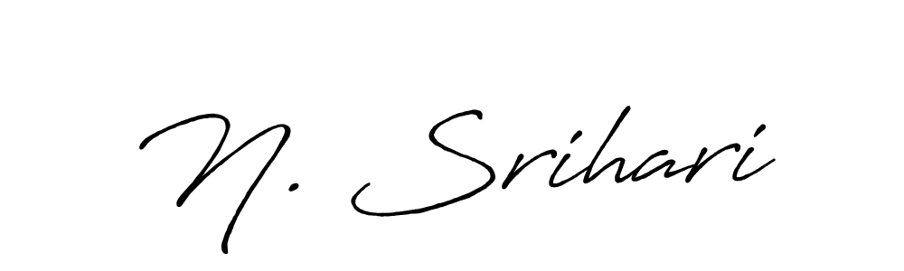 N. Srihari stylish signature style. Best Handwritten Sign (Antro_Vectra_Bolder) for my name. Handwritten Signature Collection Ideas for my name N. Srihari. N. Srihari signature style 7 images and pictures png