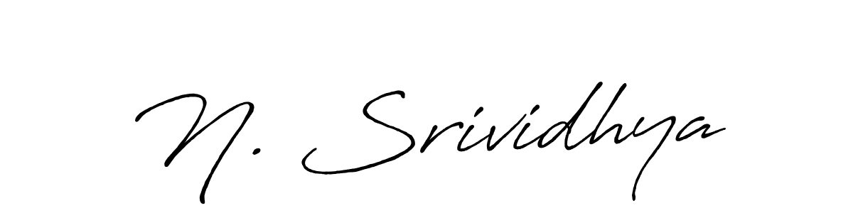 Make a beautiful signature design for name N. Srividhya. Use this online signature maker to create a handwritten signature for free. N. Srividhya signature style 7 images and pictures png