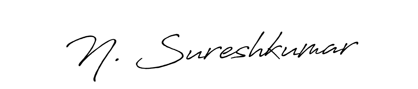 How to make N. Sureshkumar signature? Antro_Vectra_Bolder is a professional autograph style. Create handwritten signature for N. Sureshkumar name. N. Sureshkumar signature style 7 images and pictures png