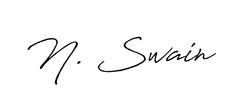 Also we have N. Swain name is the best signature style. Create professional handwritten signature collection using Antro_Vectra_Bolder autograph style. N. Swain signature style 7 images and pictures png