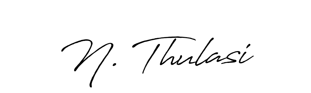 Use a signature maker to create a handwritten signature online. With this signature software, you can design (Antro_Vectra_Bolder) your own signature for name N. Thulasi. N. Thulasi signature style 7 images and pictures png