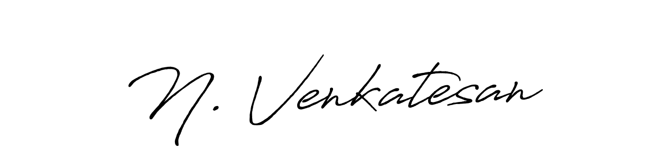 Make a beautiful signature design for name N. Venkatesan. With this signature (Antro_Vectra_Bolder) style, you can create a handwritten signature for free. N. Venkatesan signature style 7 images and pictures png