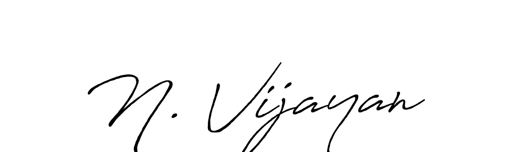 It looks lik you need a new signature style for name N. Vijayan. Design unique handwritten (Antro_Vectra_Bolder) signature with our free signature maker in just a few clicks. N. Vijayan signature style 7 images and pictures png