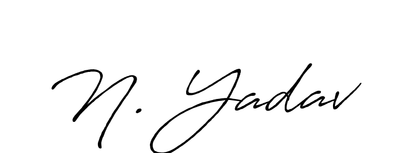 You should practise on your own different ways (Antro_Vectra_Bolder) to write your name (N. Yadav) in signature. don't let someone else do it for you. N. Yadav signature style 7 images and pictures png
