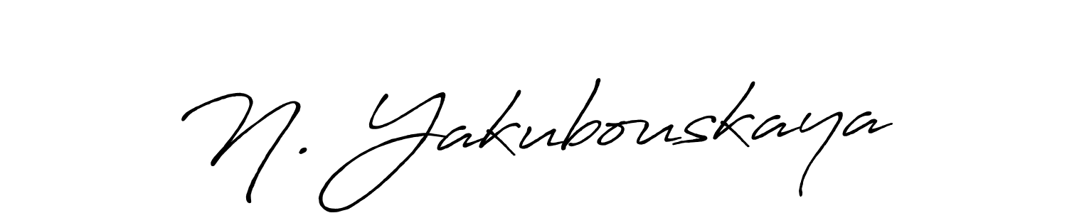 Best and Professional Signature Style for N. Yakubouskaya. Antro_Vectra_Bolder Best Signature Style Collection. N. Yakubouskaya signature style 7 images and pictures png