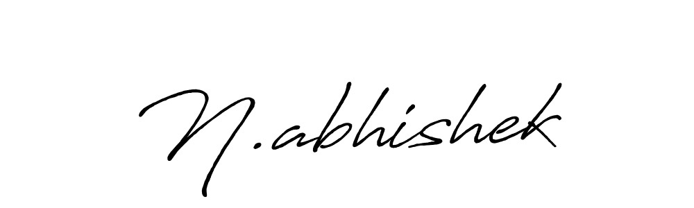 How to make N.abhishek signature? Antro_Vectra_Bolder is a professional autograph style. Create handwritten signature for N.abhishek name. N.abhishek signature style 7 images and pictures png