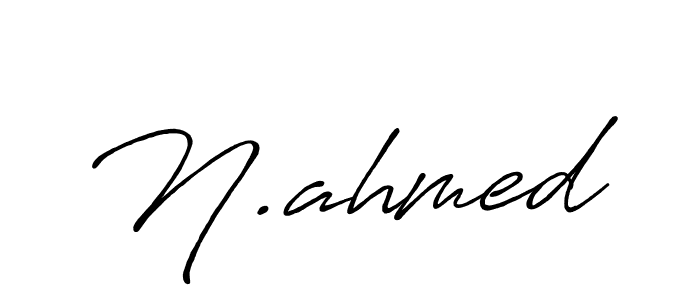 You can use this online signature creator to create a handwritten signature for the name N.ahmed. This is the best online autograph maker. N.ahmed signature style 7 images and pictures png