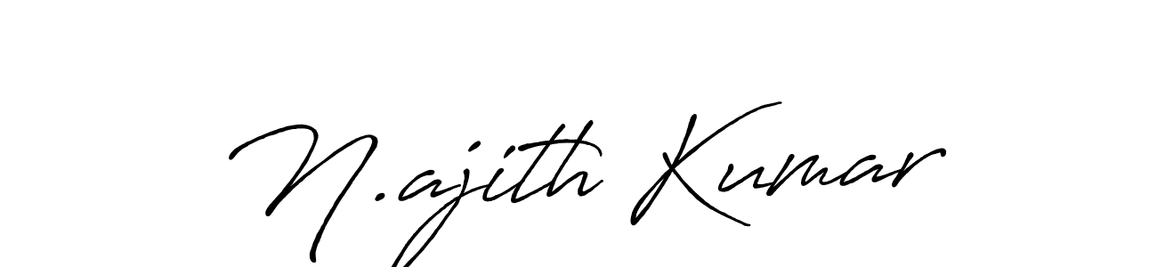 Make a short N.ajith Kumar signature style. Manage your documents anywhere anytime using Antro_Vectra_Bolder. Create and add eSignatures, submit forms, share and send files easily. N.ajith Kumar signature style 7 images and pictures png