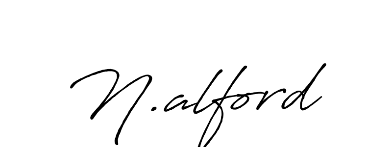 The best way (Antro_Vectra_Bolder) to make a short signature is to pick only two or three words in your name. The name N.alford include a total of six letters. For converting this name. N.alford signature style 7 images and pictures png