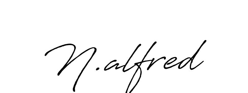 Design your own signature with our free online signature maker. With this signature software, you can create a handwritten (Antro_Vectra_Bolder) signature for name N.alfred. N.alfred signature style 7 images and pictures png