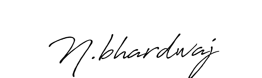Make a beautiful signature design for name N.bhardwaj. With this signature (Antro_Vectra_Bolder) style, you can create a handwritten signature for free. N.bhardwaj signature style 7 images and pictures png