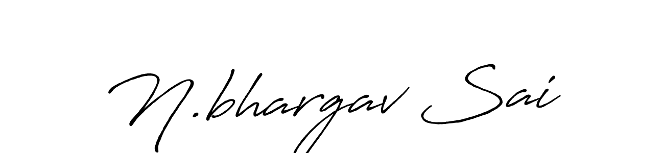 Also we have N.bhargav Sai name is the best signature style. Create professional handwritten signature collection using Antro_Vectra_Bolder autograph style. N.bhargav Sai signature style 7 images and pictures png