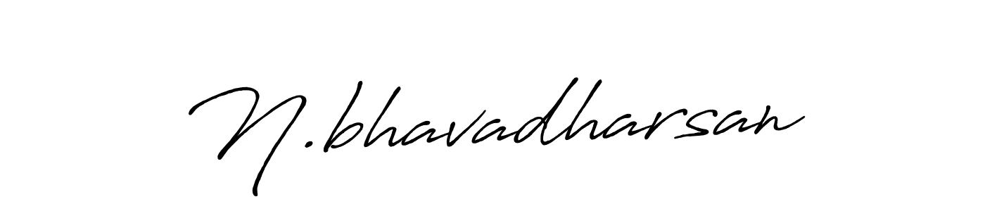 How to make N.bhavadharsan name signature. Use Antro_Vectra_Bolder style for creating short signs online. This is the latest handwritten sign. N.bhavadharsan signature style 7 images and pictures png
