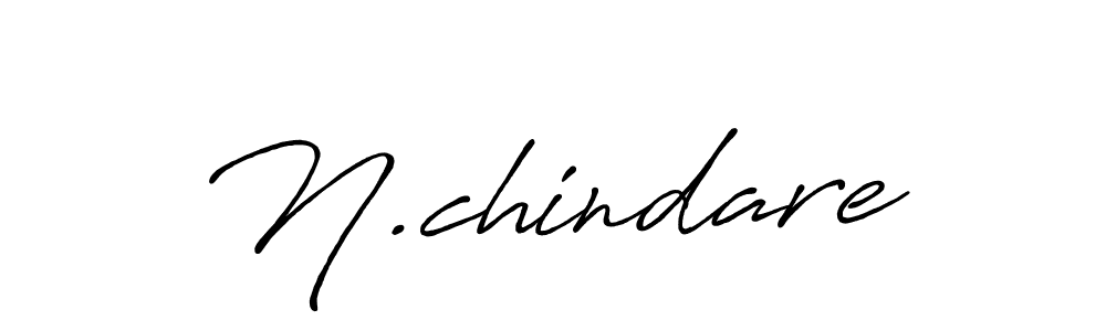 Create a beautiful signature design for name N.chindare. With this signature (Antro_Vectra_Bolder) fonts, you can make a handwritten signature for free. N.chindare signature style 7 images and pictures png