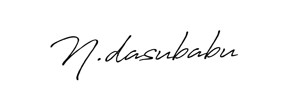 Design your own signature with our free online signature maker. With this signature software, you can create a handwritten (Antro_Vectra_Bolder) signature for name N.dasubabu. N.dasubabu signature style 7 images and pictures png