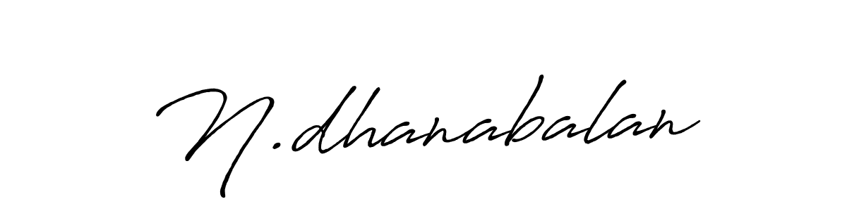 Make a beautiful signature design for name N.dhanabalan. Use this online signature maker to create a handwritten signature for free. N.dhanabalan signature style 7 images and pictures png